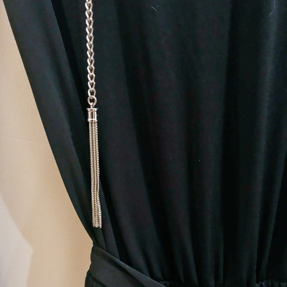 Michael Kors Palazzo Jumpsuit with Silver Hardware - Picture 5 of 6